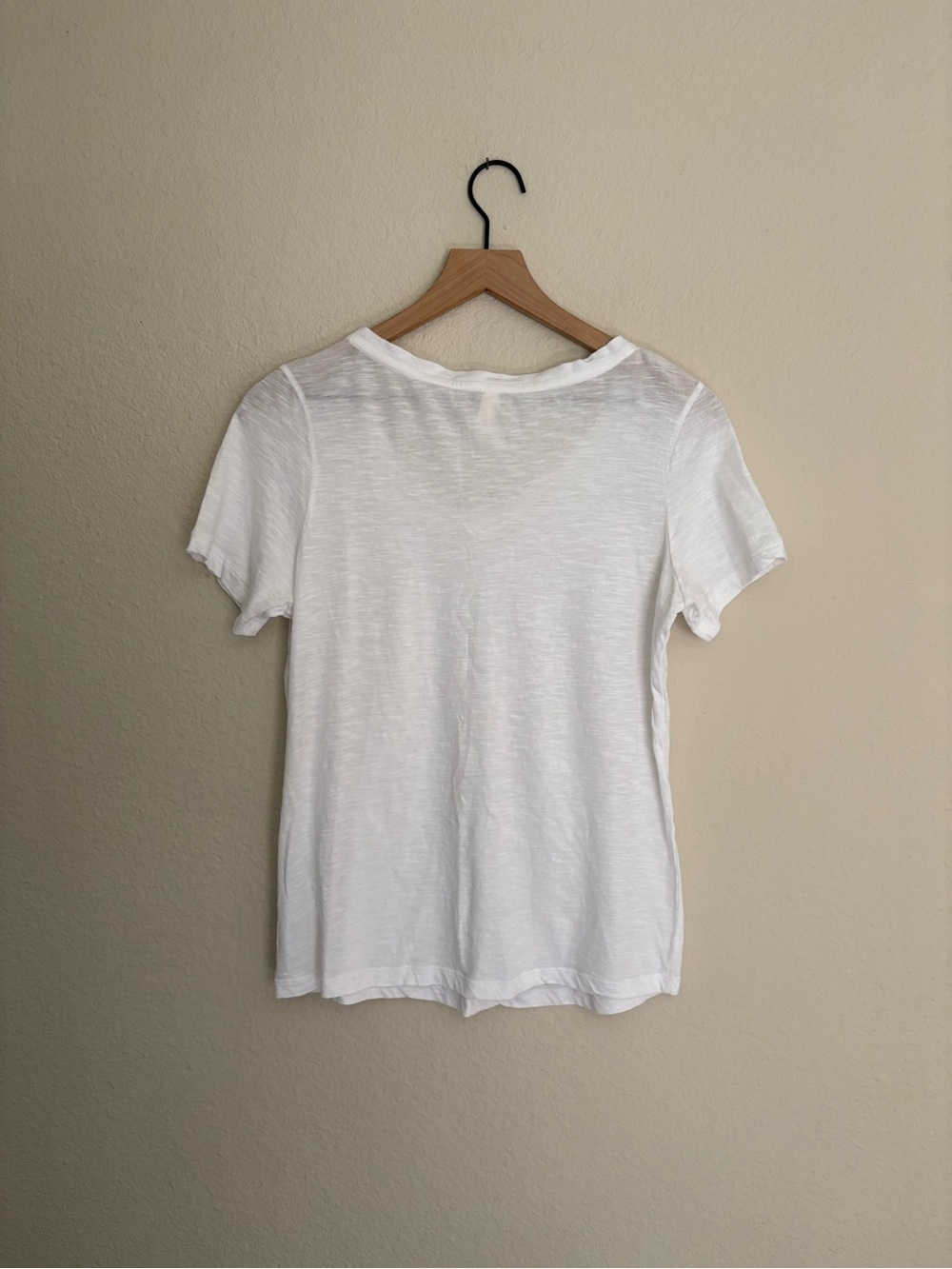 Pact Slub Knit V-Neck Tee - Picture 4 of 4